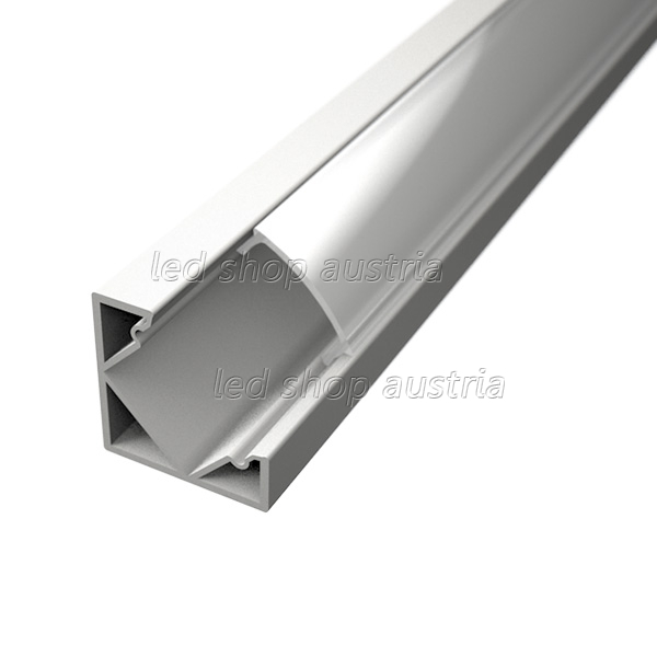 (Bild für) LED Profil ALU Corner_1 2000mm weiß