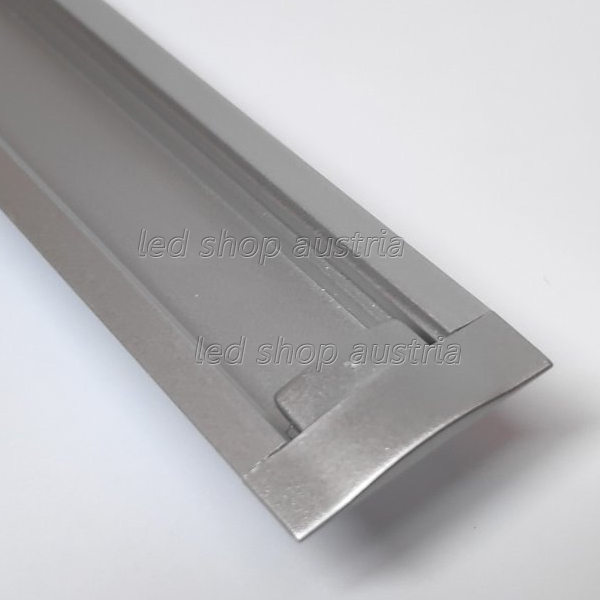 (Bild für) LED Profil Endkappe Recessed_1 silber