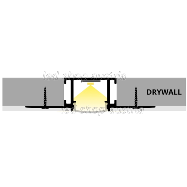 (Bild für) LED Profil ALU Gipskarton_9 2000mm