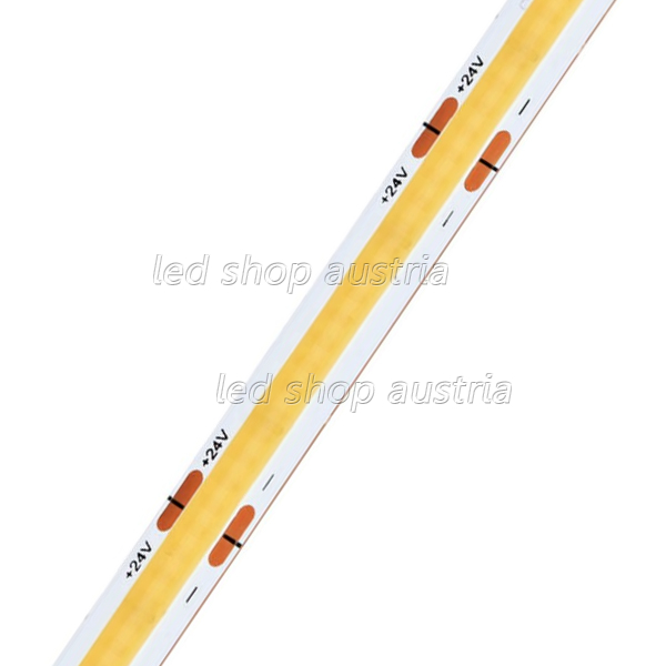 LED COB Strip 24V 528LED/m 15W/m CRI93 5m Rolle selbstklebend neutralweiß