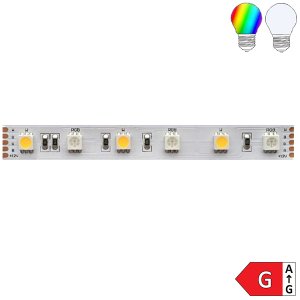 LED Stripe 24V RGB+weiß (RGB-W) 5m Rolle inkl. Klebeband