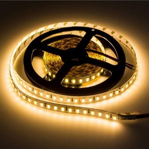 LED Strip 24V 2835SMD 120LED/m 5m Rolle selbstklebend warmweiß