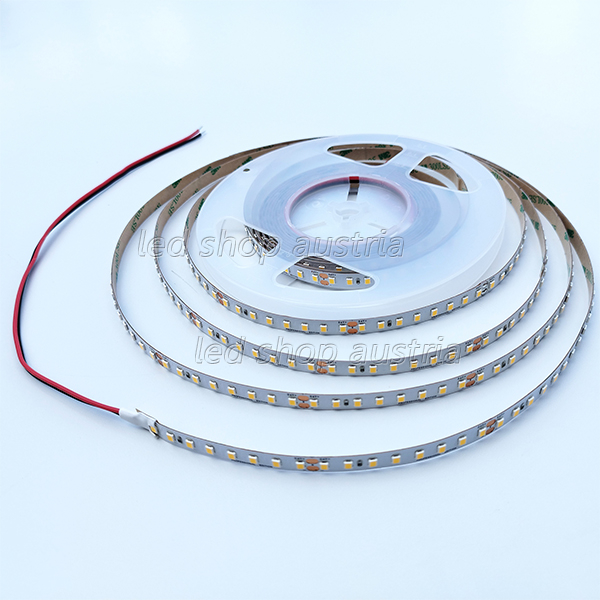 (Bild für) Hoch- Effizienz LED Strip 24V 2835SMD 9,6W/m 128LED/m 5m selbstkl. neutralweiß