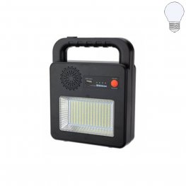 LED Solar-Fluter inkl. Bluetooth Lautsprecher mit Powerbankfunktion 3,7V