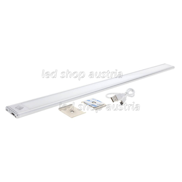 LED Akku- Schrankleuchte 3,5W weiß mit Bewegungsmelder warmweiß