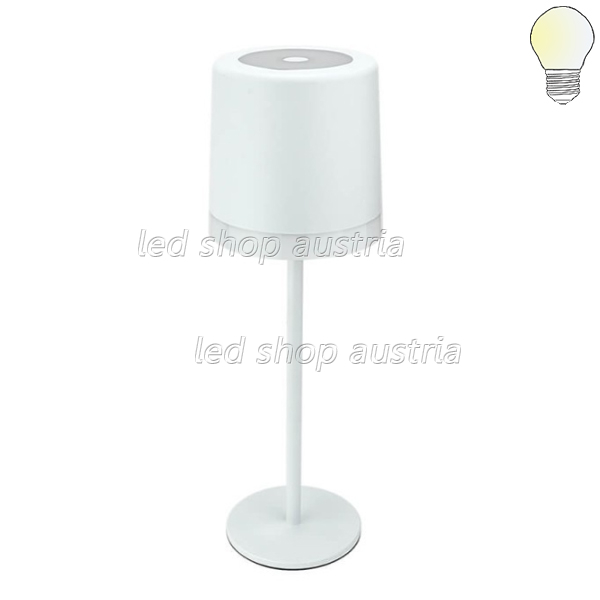 2.5 Akku Tischleuchte wiederaufladbar dimmbar IP54 weiß CCT