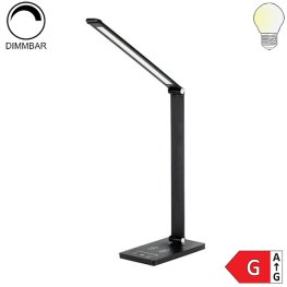 5W LED Tischleuchte CCT mit wireless charging für Smartphones schwarz