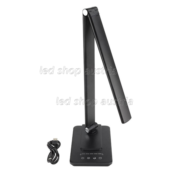 8W LED Tischleuchte mit Akku CCT schwarz