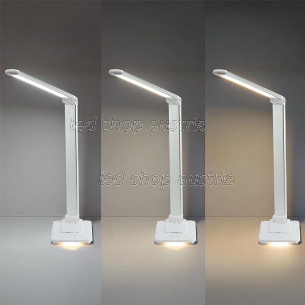 8W LED Tischleuchte mit Akku CCT weiß