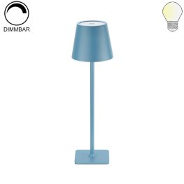 2,5W LED Tischleuchte mit Akku blau CCT dimmbar