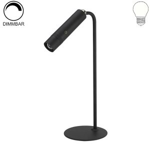 3W LED Tischleuchte mit Akku multifunktional schwarz neutralweiß