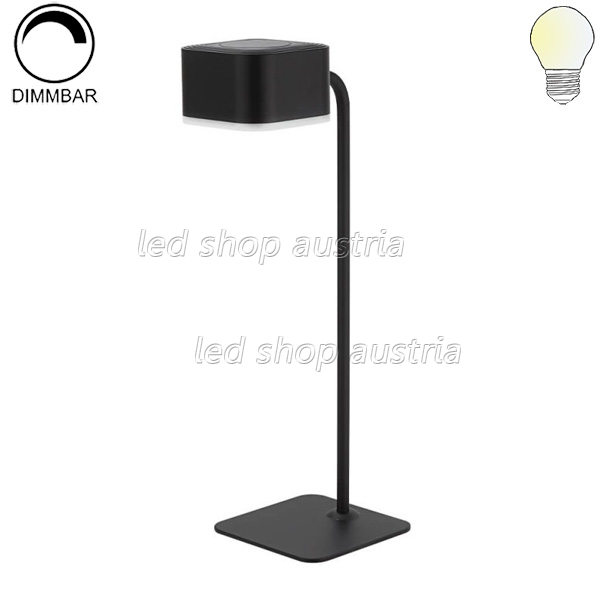 3W LED Tischleuchte mit Akku multifunktional schwarz CCT