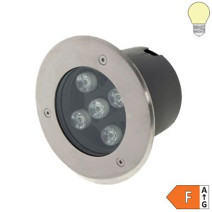 5W LED Bodeneinbauleuchte für Außenmontage 230V IP65 warmweiß