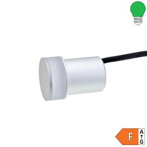 1,3W LED Wandleuchte Grün 24V IP65