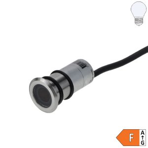 1.3W LED Bodeneinbauleuchte Inox 24V IP68 kaltweiß