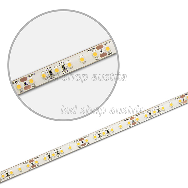 LED Strip 24V IP68 120 LED/m 5m selbstklebend kaltweiß
