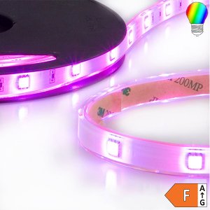 LED Strip RGB 24V IP68 30 LED/m 5m selbstklebend