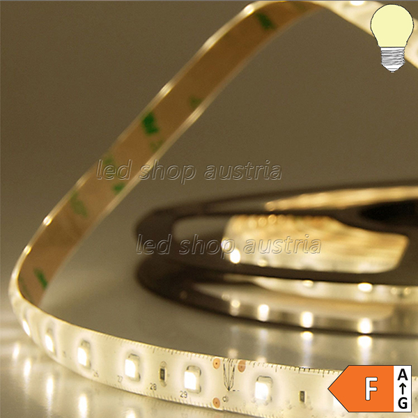 (Bild für) LED Strip 12V IP66 60 LED/m 5m selbstklebend warmweiß