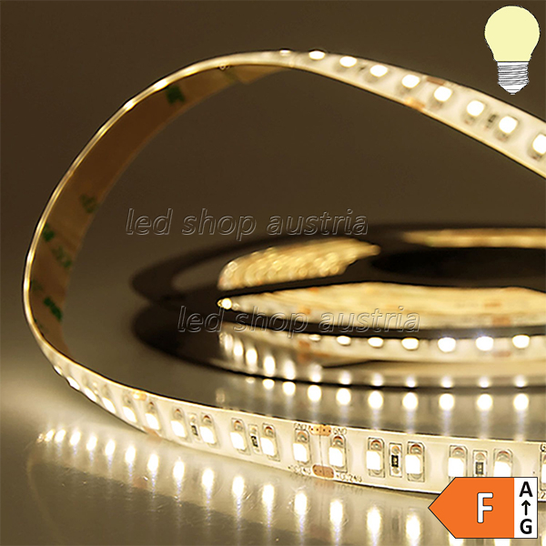 (Bild für) LED Strip 24V IP66 120 LED/m 5m selbstklebend warmweiß