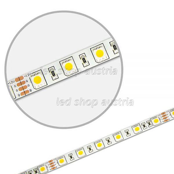 (Bild für) LED Strip RGB 24V IP66 60 LED/m 5m selbstklebend