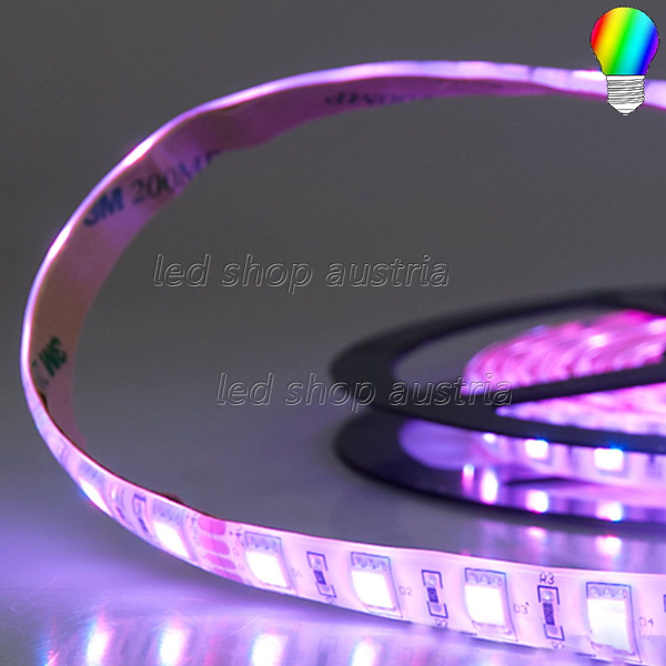 LED RGB Flexband, 24V DC, 14,4W, IP66, 60 LED/m