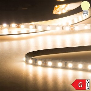 LED Strip Micro 24V 120LED/m 5m Rolle selbstklebend warmweiß