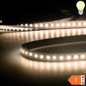 LED Strip Konstantstrom 24V 12W/m 120 LED/m 15m selbstklebend warmweiß