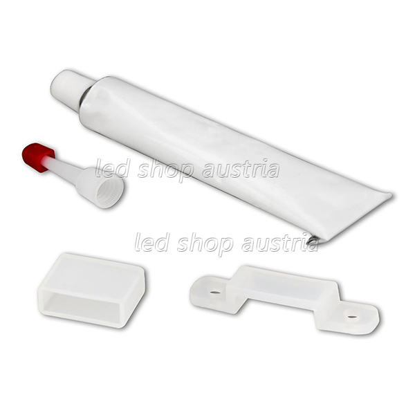 LED Strip Konstantstrom IP68 24V 12W/m 120 LED/m 15m selbstklebend warmweiß