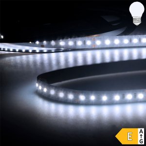 LED Strip Konstantstrom 24V 12W/m 120 LED/m 15m selbstklebend kaltweiß