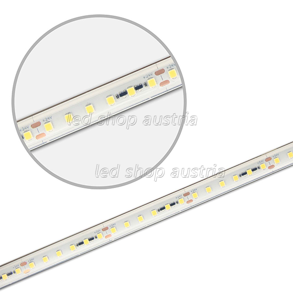 LED Strip Konstantstrom IP68 24V 12W/m 120 LED/m 15m selbstklebend kaltweiß