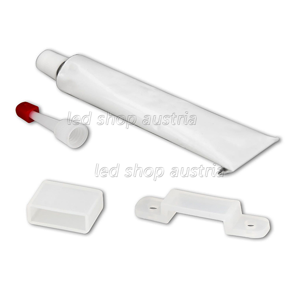 LED Strip Konstantstrom IP68 24V 12W/m 120 LED/m 15m selbstklebend kaltweiß