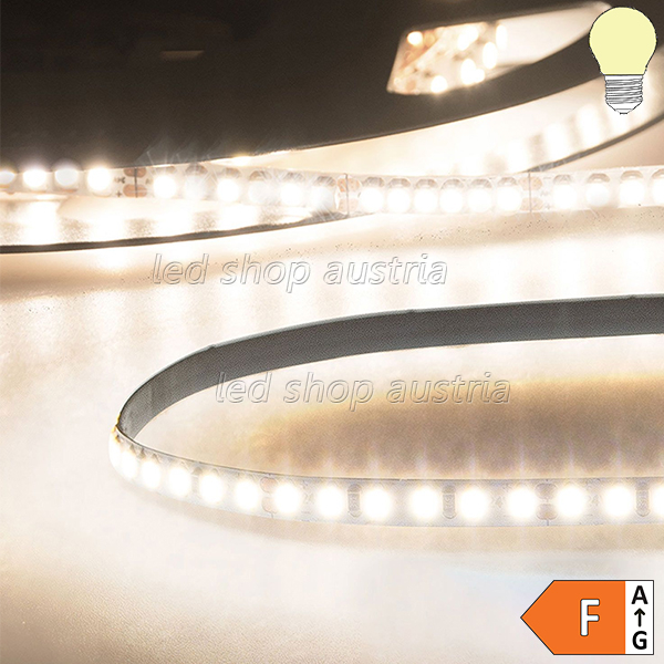 LED Strip Micro 24V 240LED/m 5m Rolle selbstklebend warmweiß