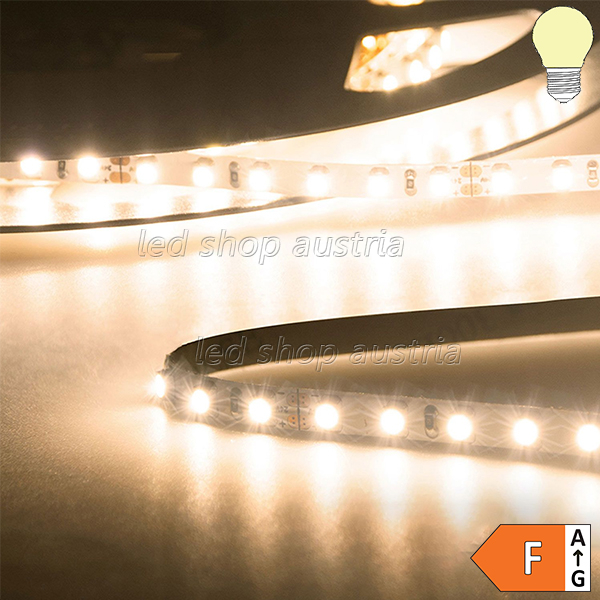 LED Strip Micro 24V 120LED/m 5m Rolle selbstklebend warmweiß