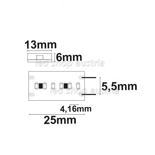 LED Strip 24V IP67 240 LED/m 5m selbstklebend warmweiß