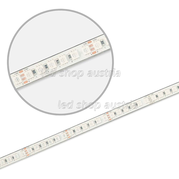 LED Strip RGB 24V IP67 120 LED/m 10m selbstklebend