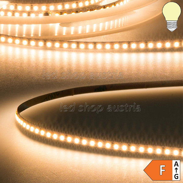 LED Strip Micro 24V 240LED/m 5m Rolle selbstklebend warmweiß