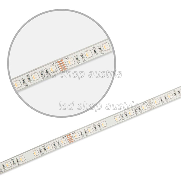 LED Strip RGB+WW 24V IP68 60 LED/m 5m selbstklebend