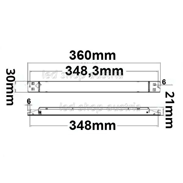 LED PWM-Trafo 24V/DC, 0-100W, slim, Push/DALI dimmbar