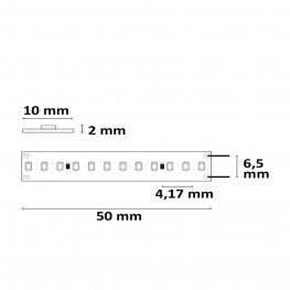 LED Strip Linear 48V IP20 240 LED/m 30m selbstklebend warmweiß