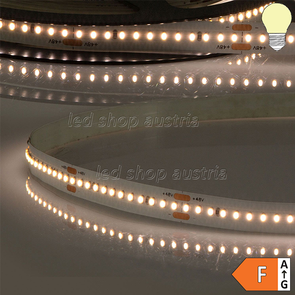 LED Strip Linear 48V IP20 240 LED/m 20m selbstklebend warmweiß