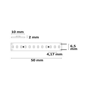 LED Strip Linear 48V IP20 240 LED/m 5m selbstklebend neutralweiß