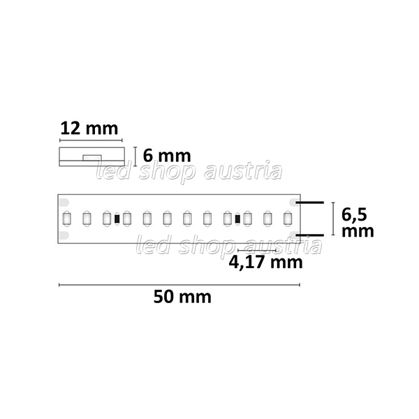 LED Strip Linear 48V IP68 240 LED/m 5m selbstklebend neutralweiß