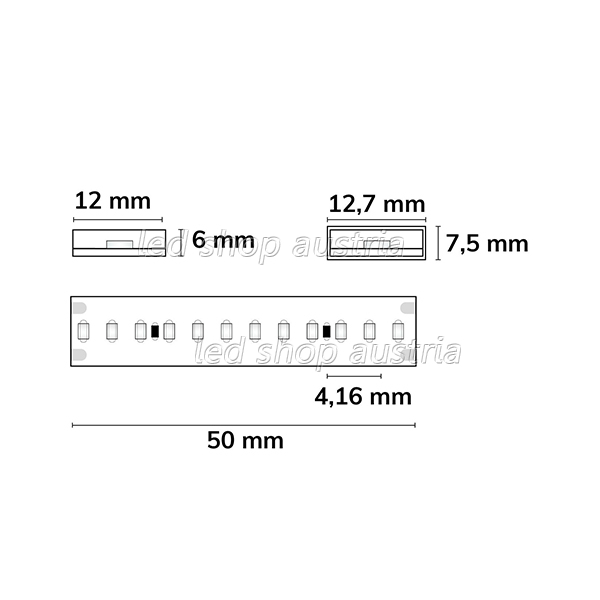 LED Strip Linear 48V IP68 240 LED/m 5m selbstklebend neutralweiß