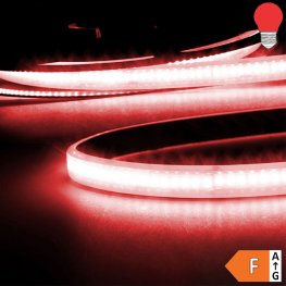 LED Strip Linear 48V IP68 240 LED/m 5m selbstklebend rot