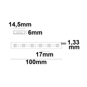 LED Strip RGB+CCT 24V IP68 240 LED/m 5m selbstklebend