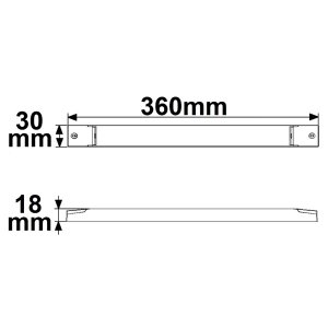 LED PWM-Trafo 24V/DC, 0-150W, slim, Push/DALI-2 dimmbar