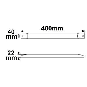 LED PWM-Trafo 24V/DC, 0-250W, slim, Push/DALI-2 dimmbar