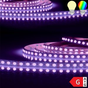 LED Strip RGB+WW 24V IP68 96 LED/m 5m selbstklebend