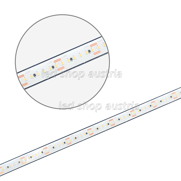 LED Strip 24V IP68 240 LED/m 5m selbstklebend warmweiß