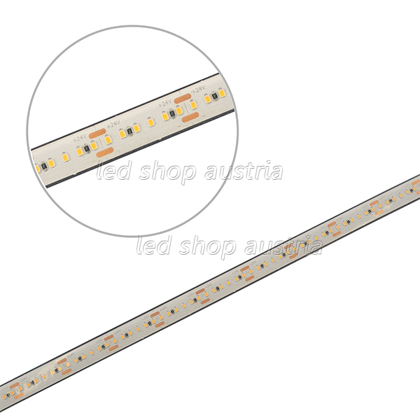 LED Strip 24V IP68 240 LED/m 5m selbstklebend warmweiß